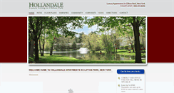 Desktop Screenshot of hollandaleapartments.com